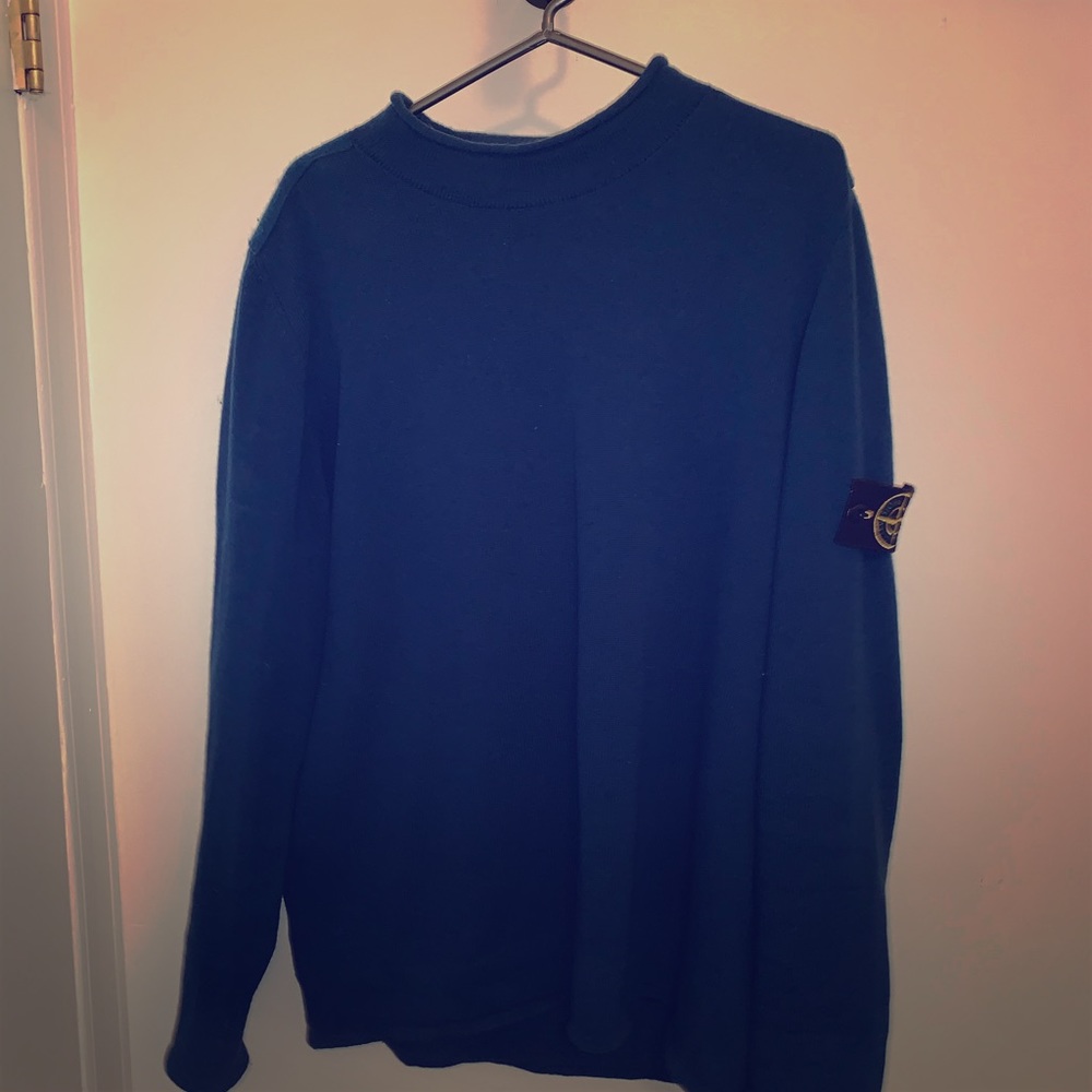 Stone island mock neck sweater